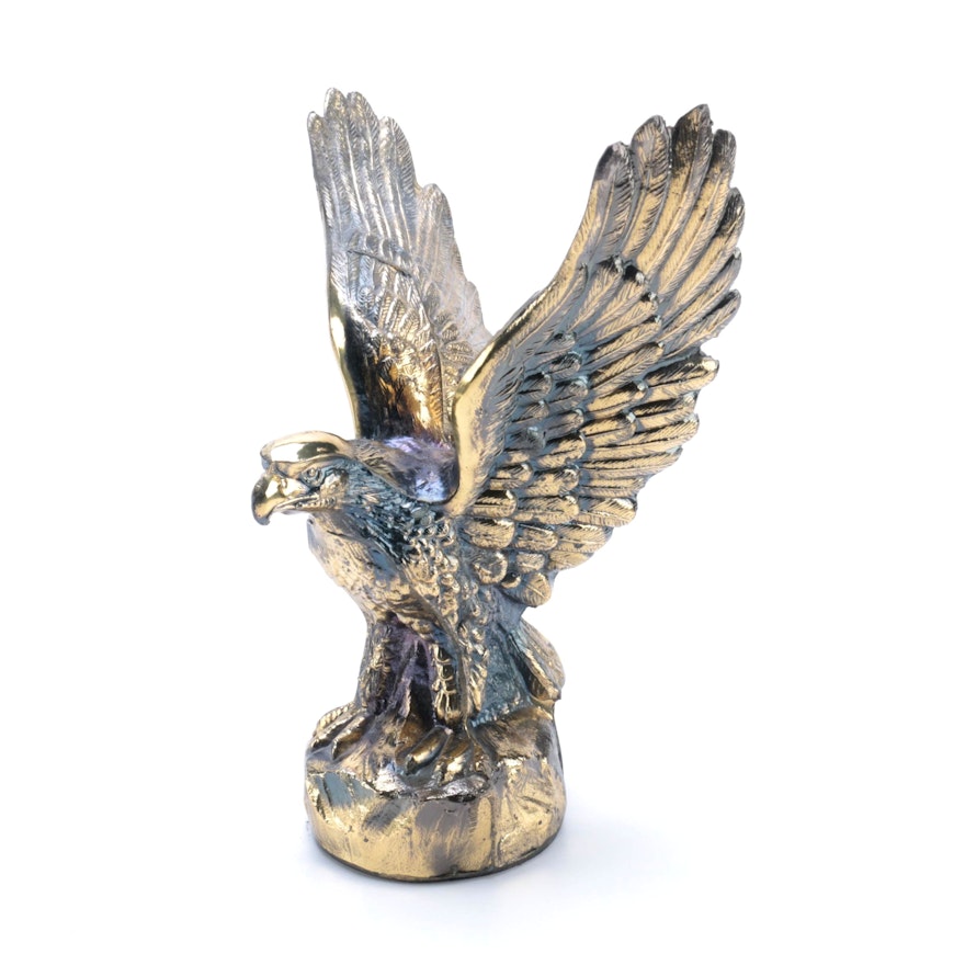 Brass Eagle Sculpture