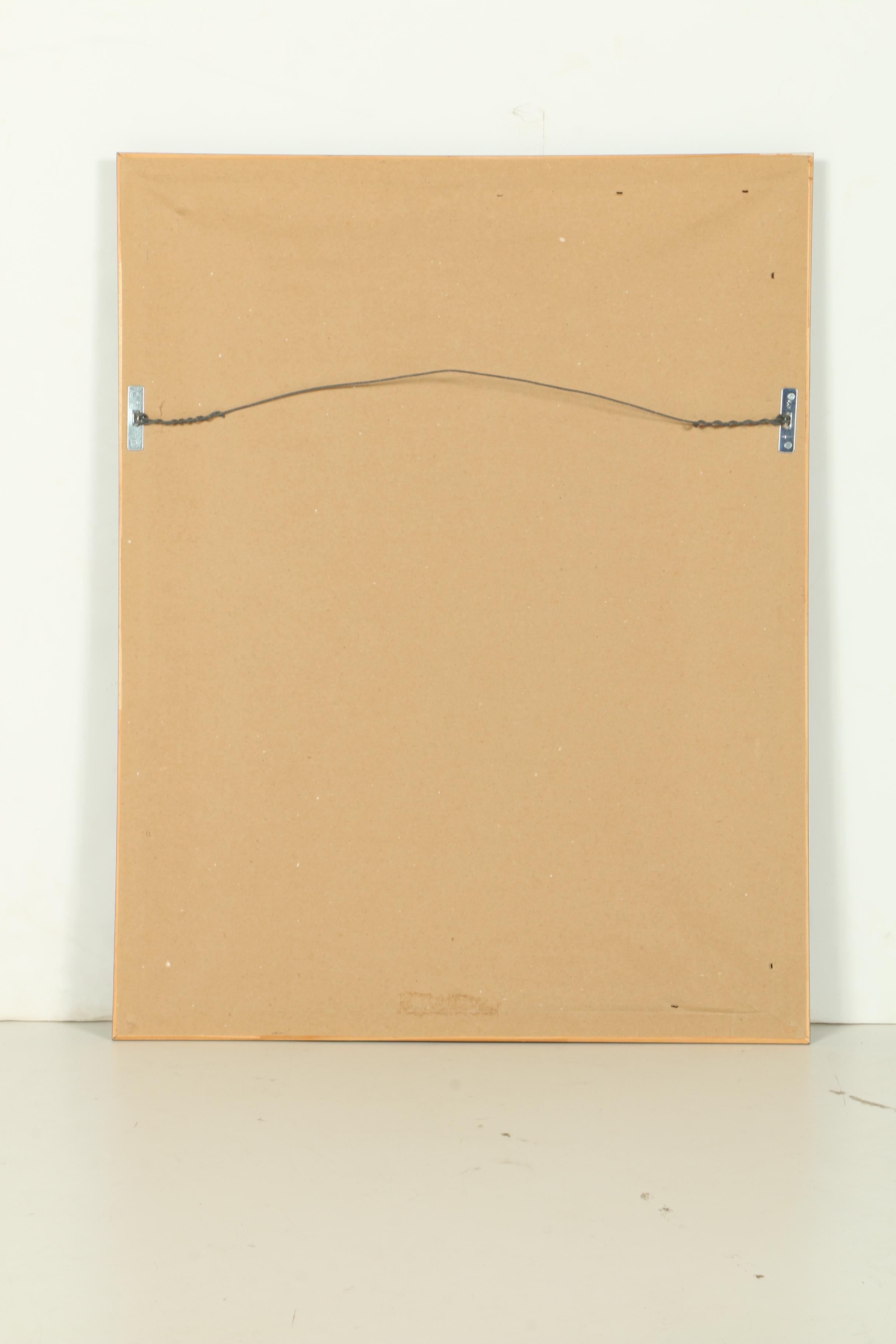 Framed Charcoal Figure Drawing