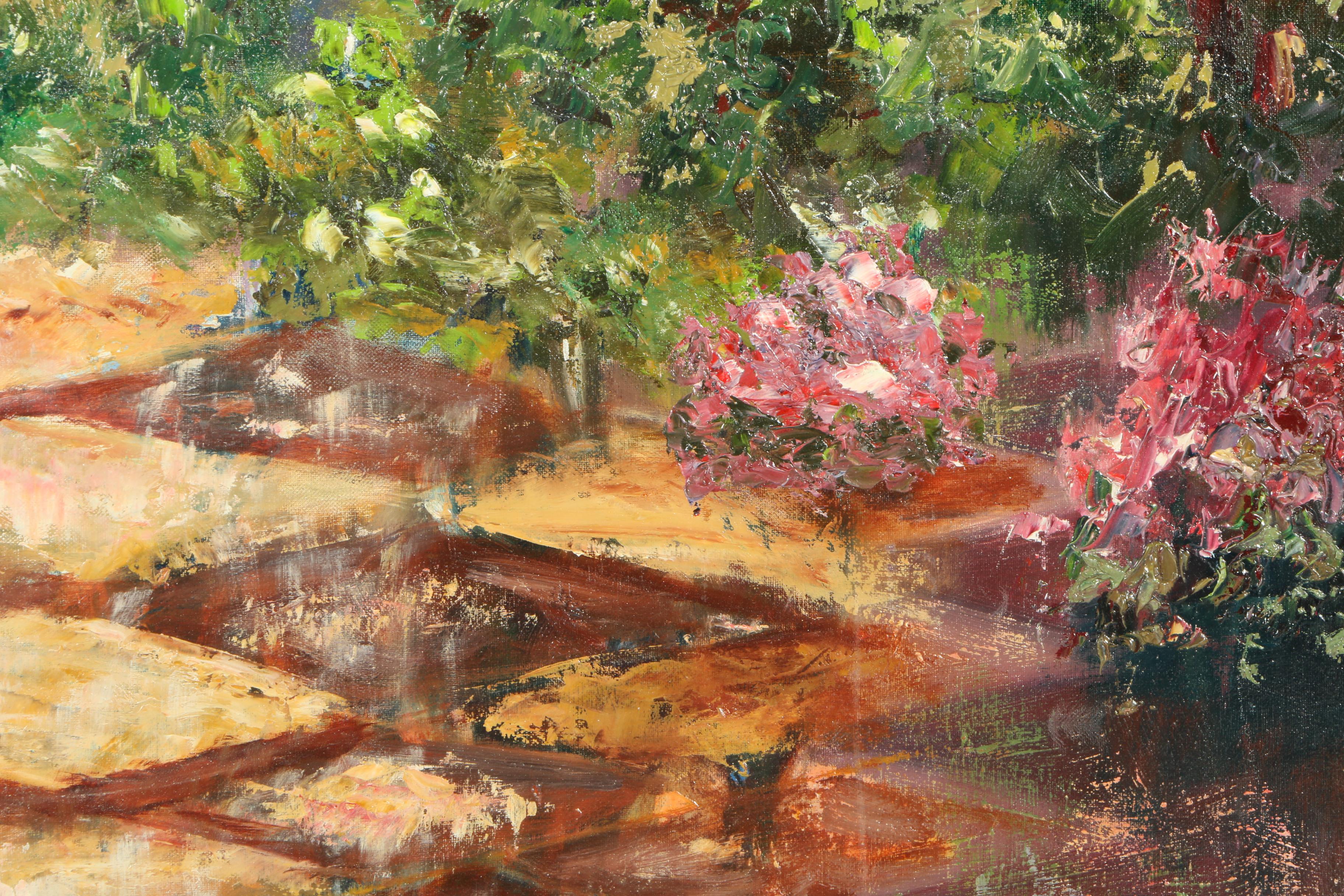 Christian Jereczek Oil Painting on Canvas "Stairway"