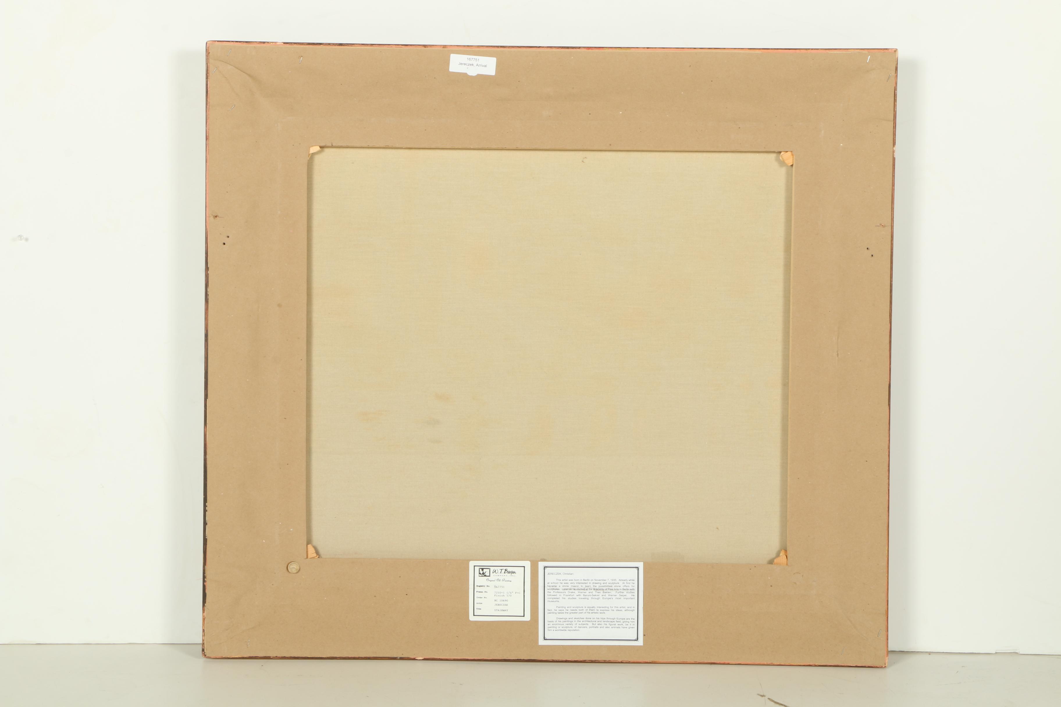 Christian Jereczek Oil Painting on Canvas "Stairway"