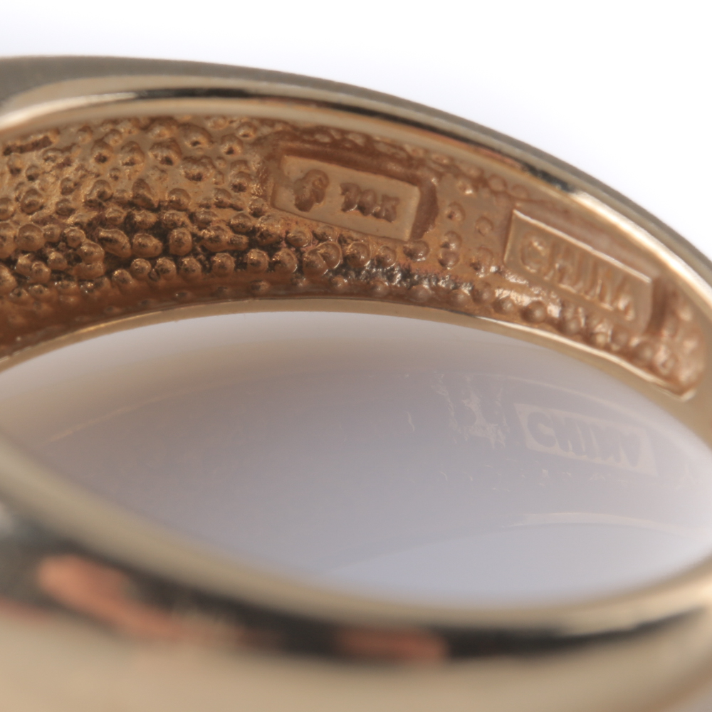 14K Yellow Gold Cubic Zirconia Ring