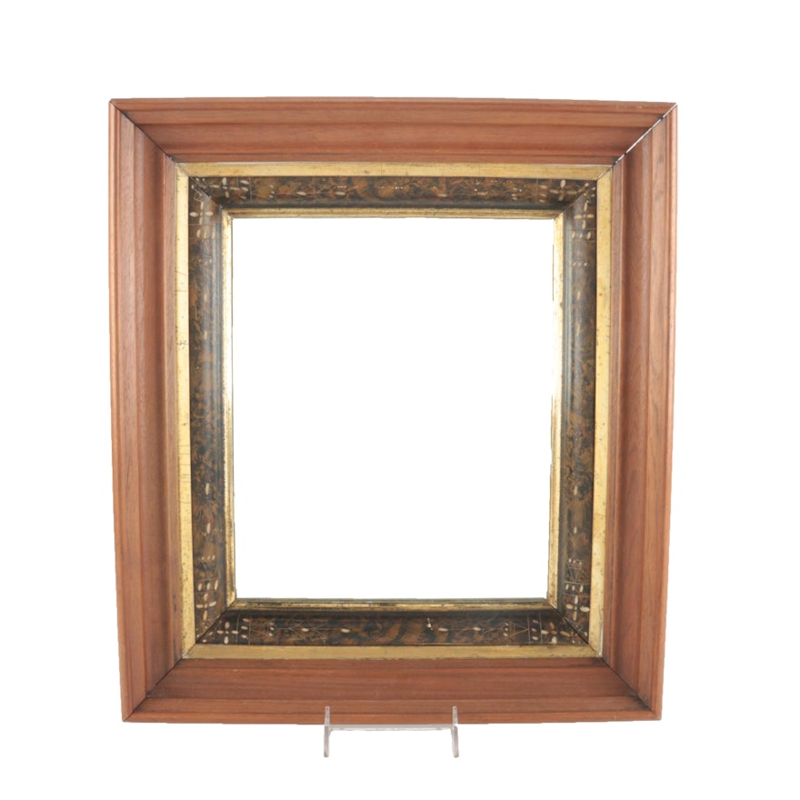 Late 19th Century Victorian Eastlake Frame With Mirror