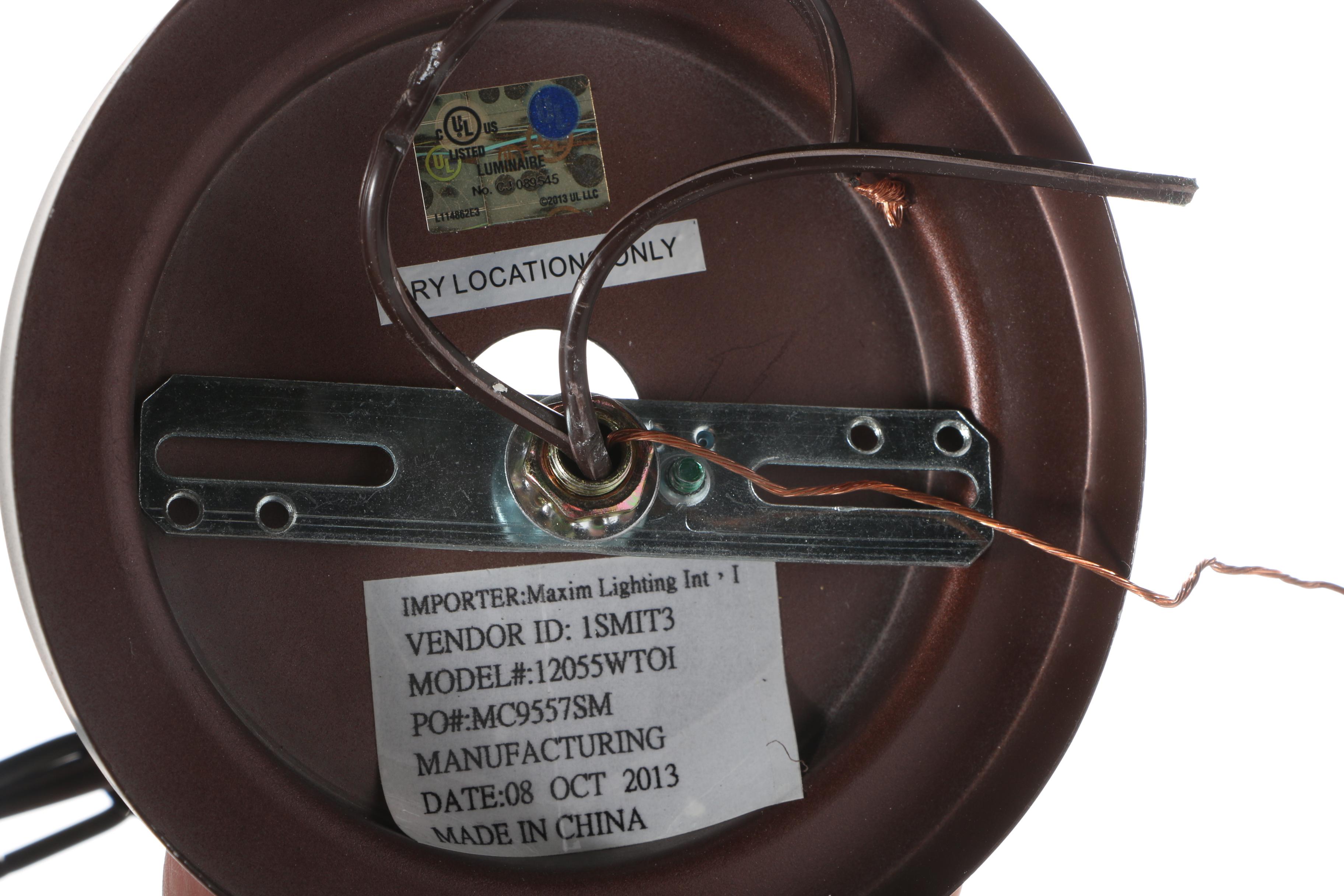 Black and White Uplight Chandelier