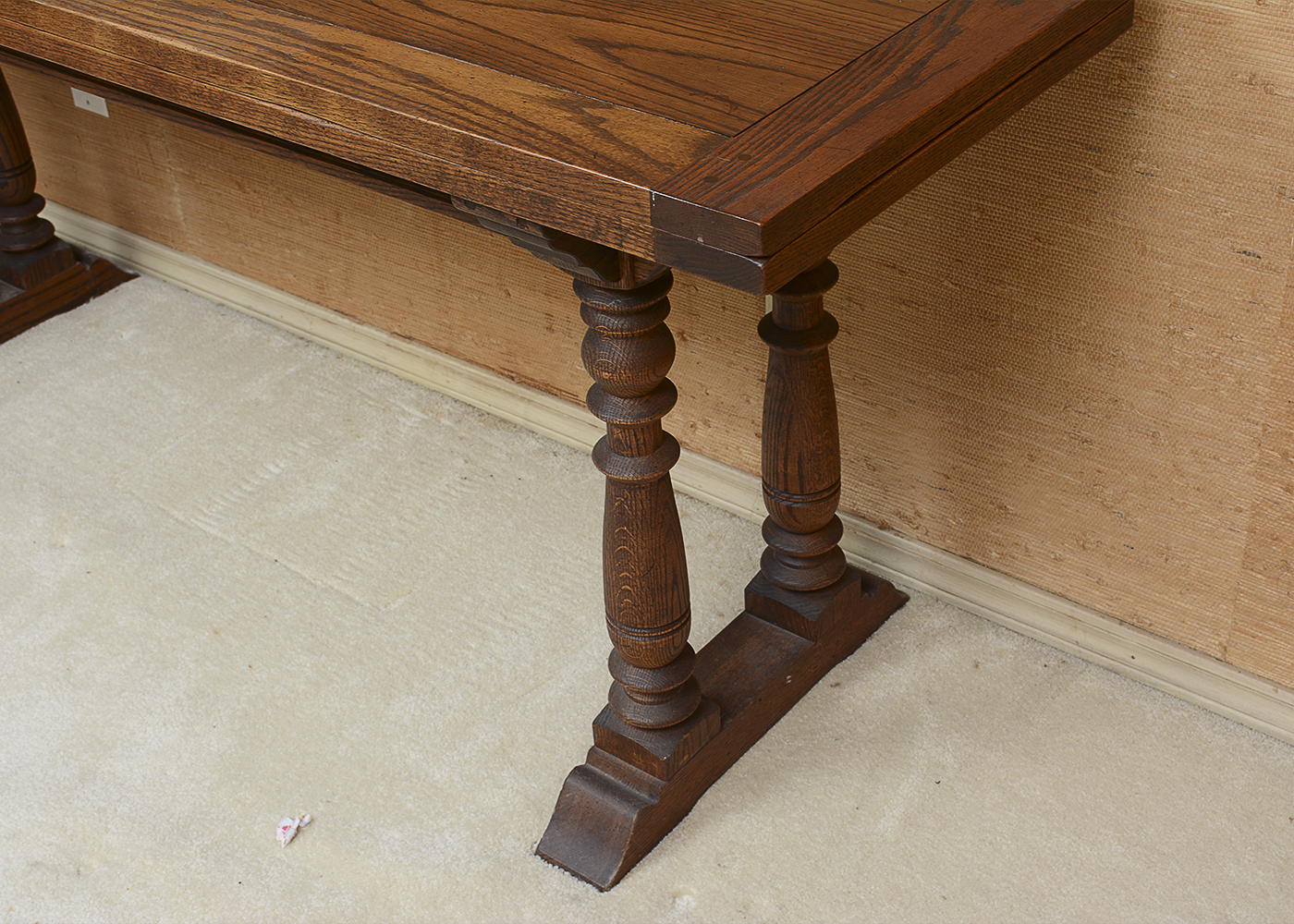 Vintage Oak Console or Dining Table