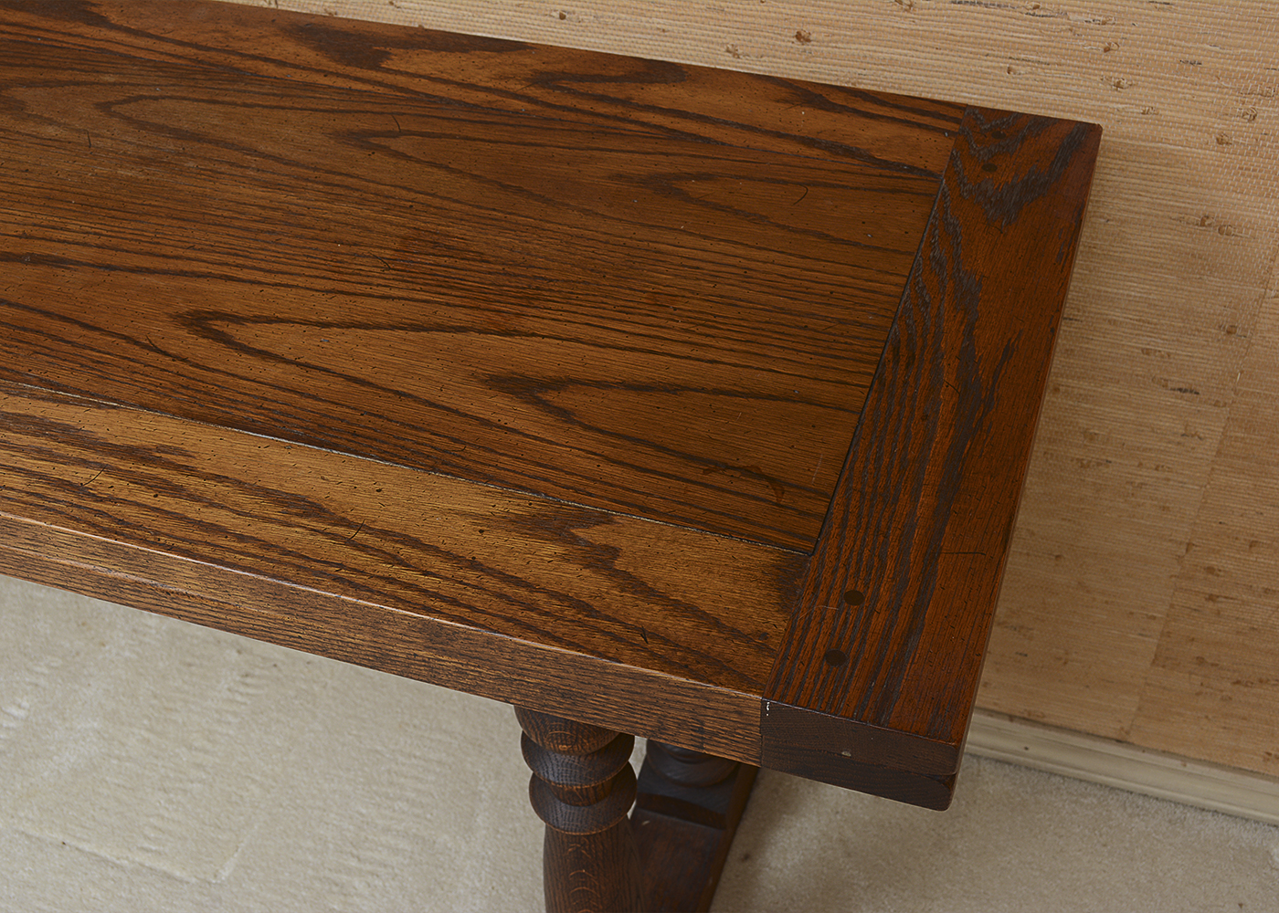 Vintage Oak Console or Dining Table