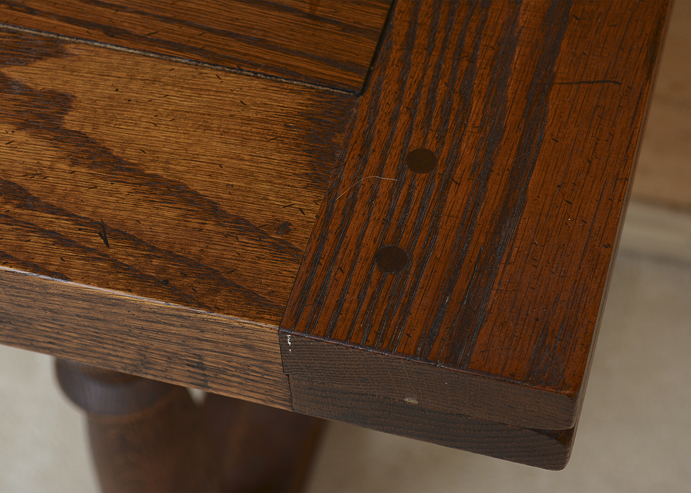 Vintage Oak Console or Dining Table