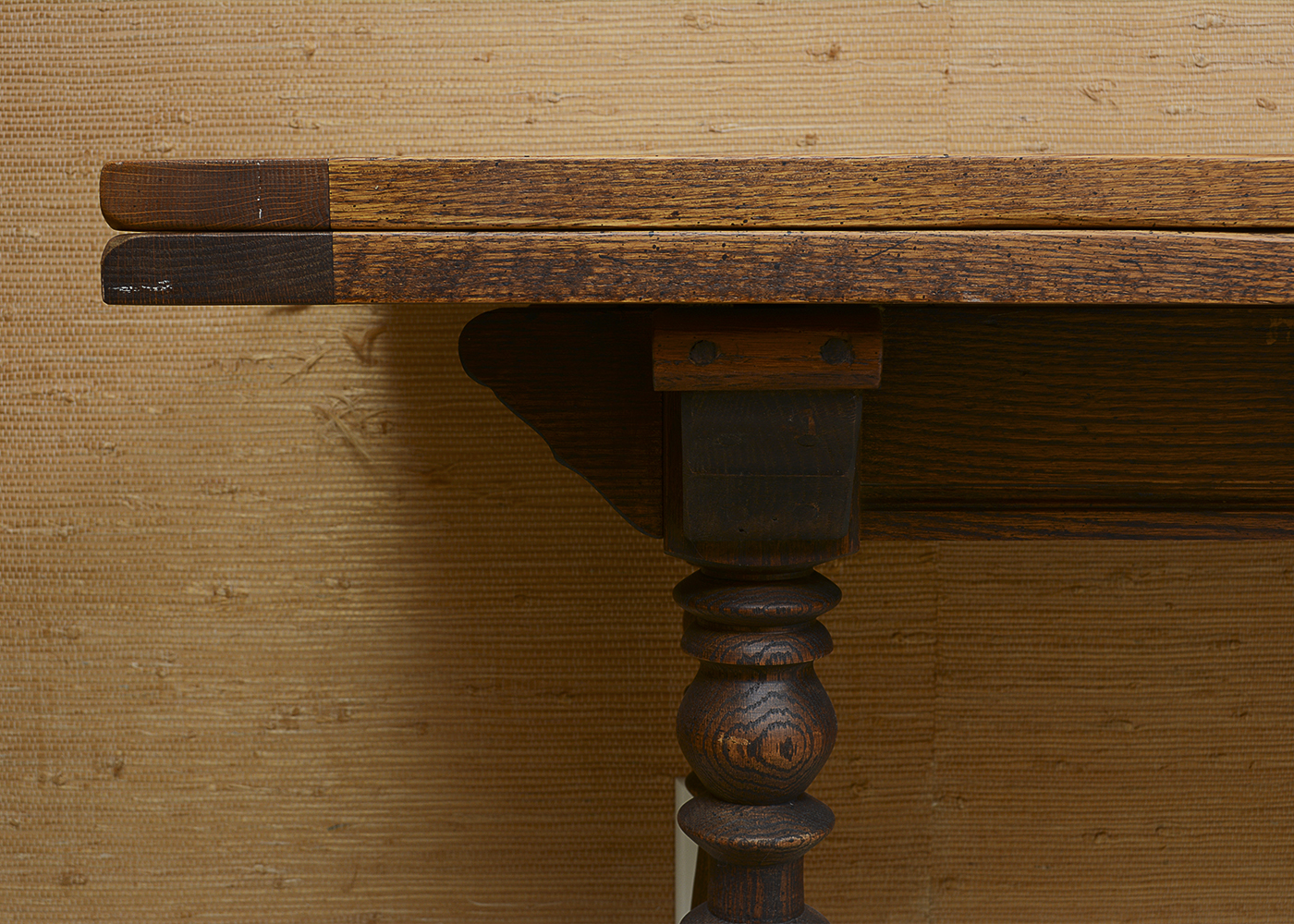Vintage Oak Console or Dining Table