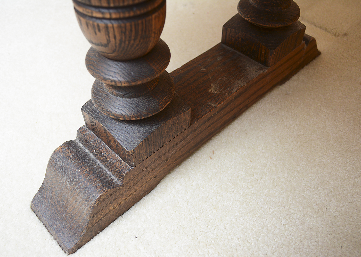 Vintage Oak Console or Dining Table