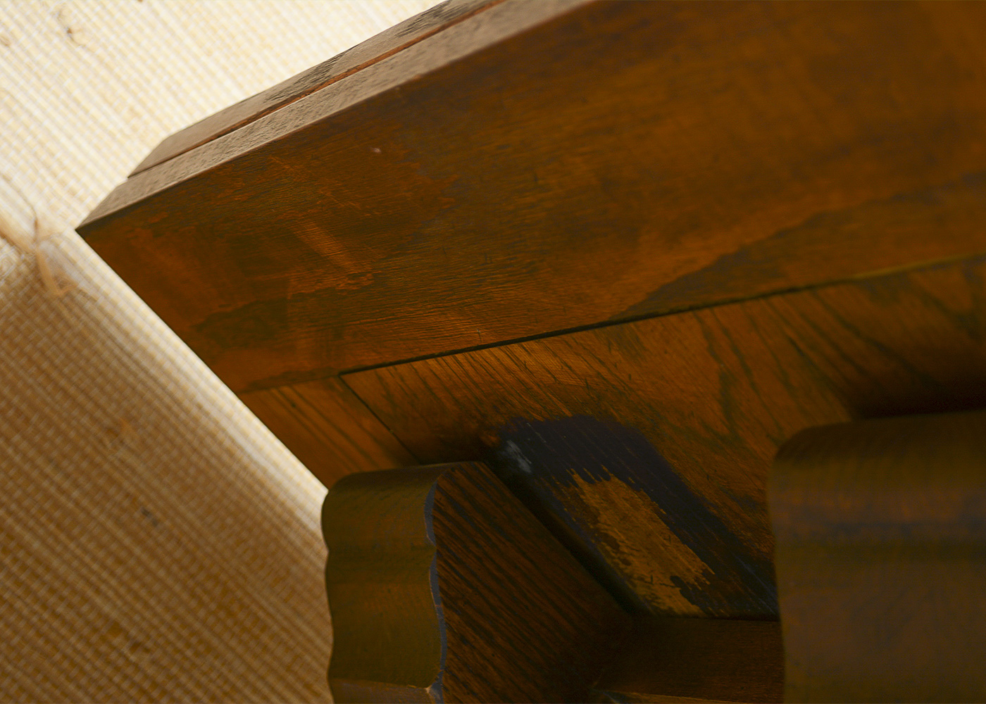 Vintage Oak Console or Dining Table