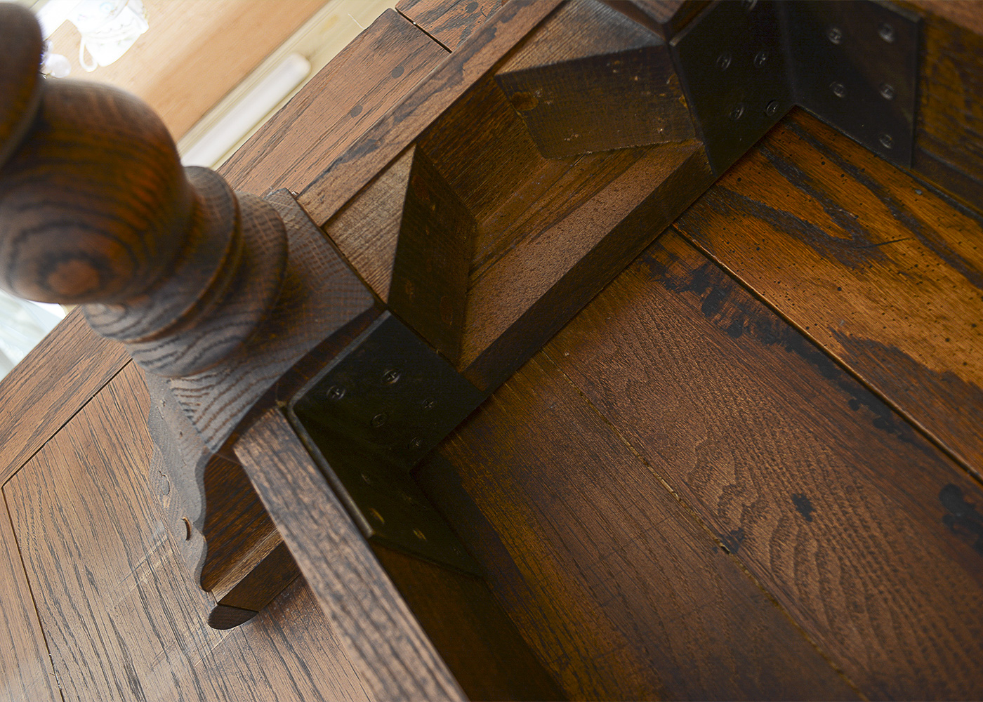 Vintage Oak Console or Dining Table