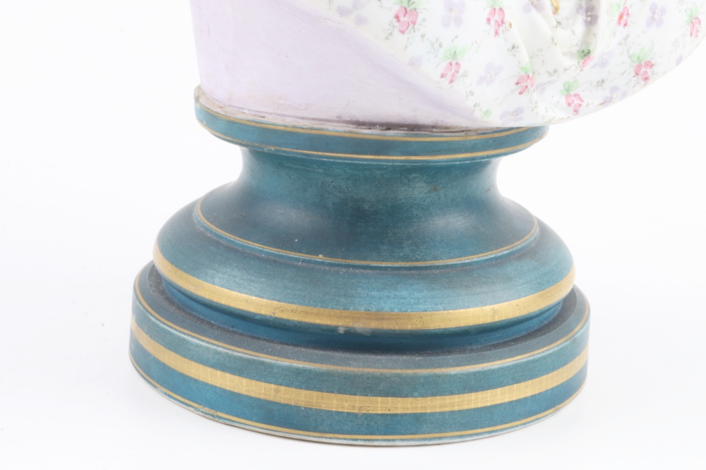 French Bisque Bust Signed A. Carrier Sevres Porcelain