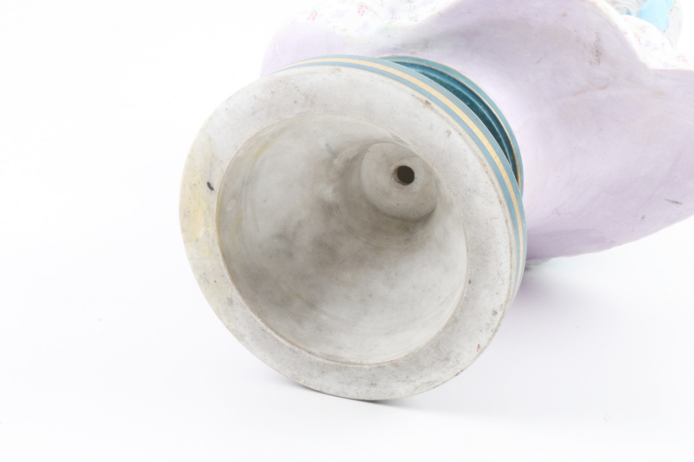 French Bisque Bust Signed A. Carrier Sevres Porcelain