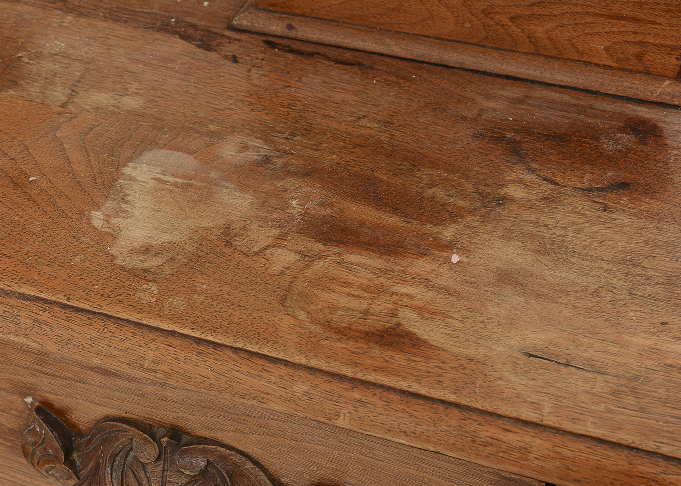 Antique Victorian Walnut Dresser With Mirror