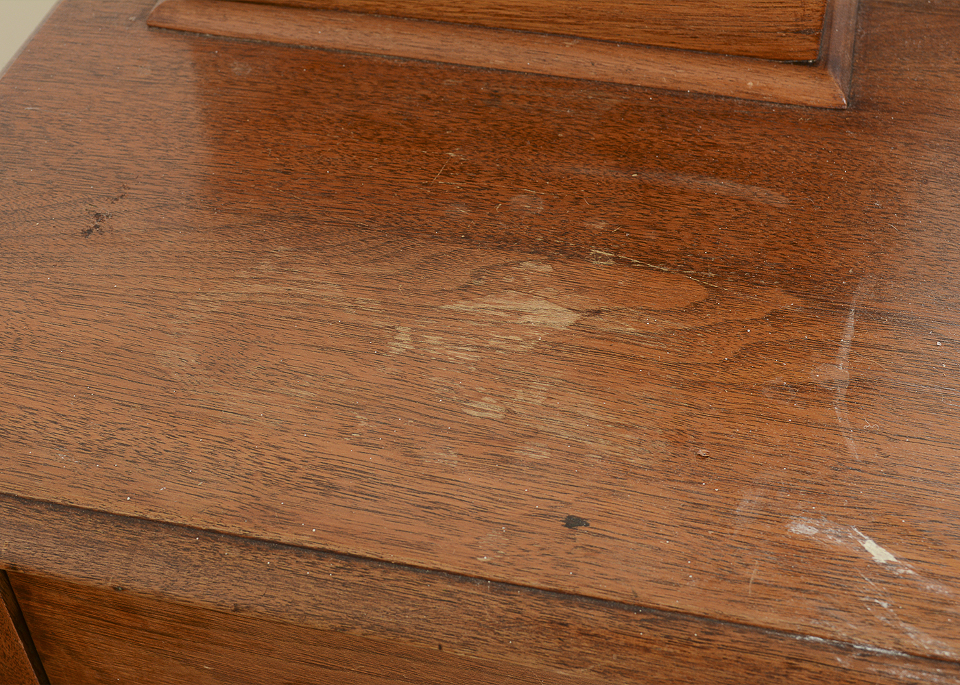 Antique Victorian Walnut Dresser With Mirror