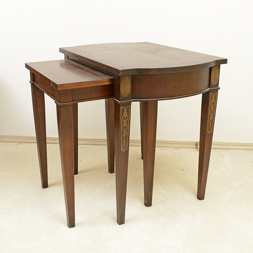 Vintage Federal Style Nesting Tables