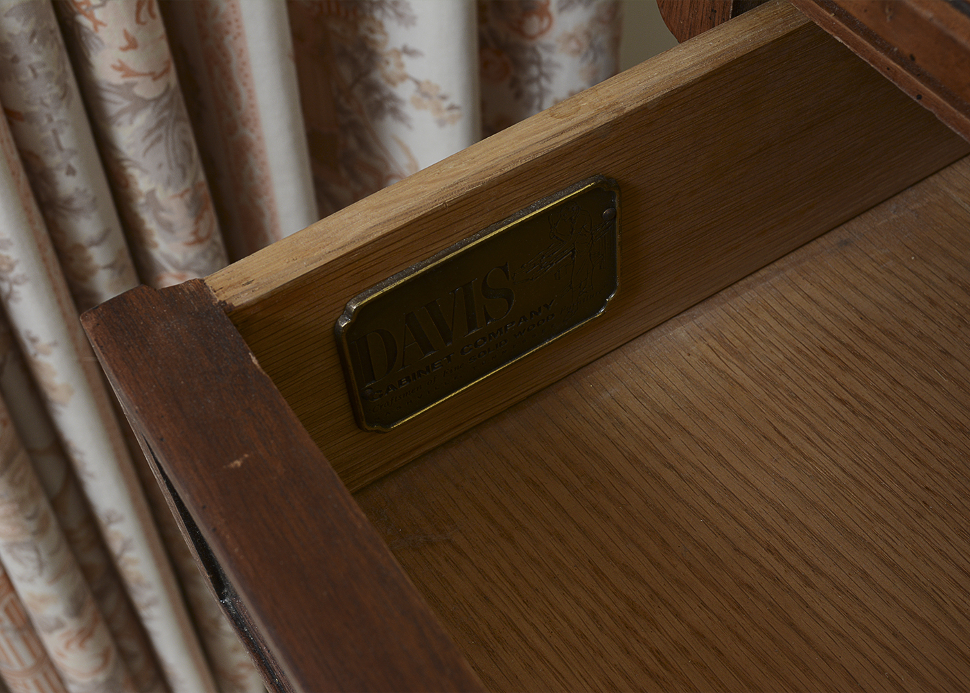 Davis Cabinet Company King-Size Bed and Nightstands