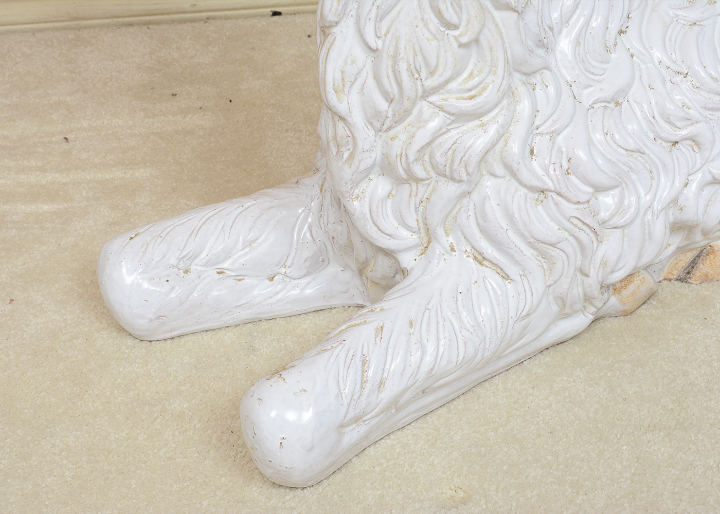 Substantial Italian Llama Ceramic Sculpture