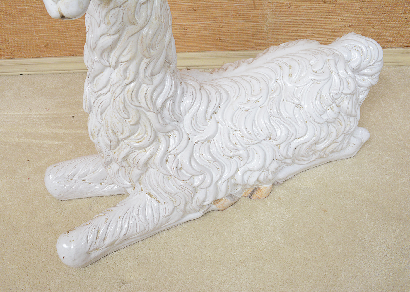 Substantial Italian Llama Ceramic Sculpture