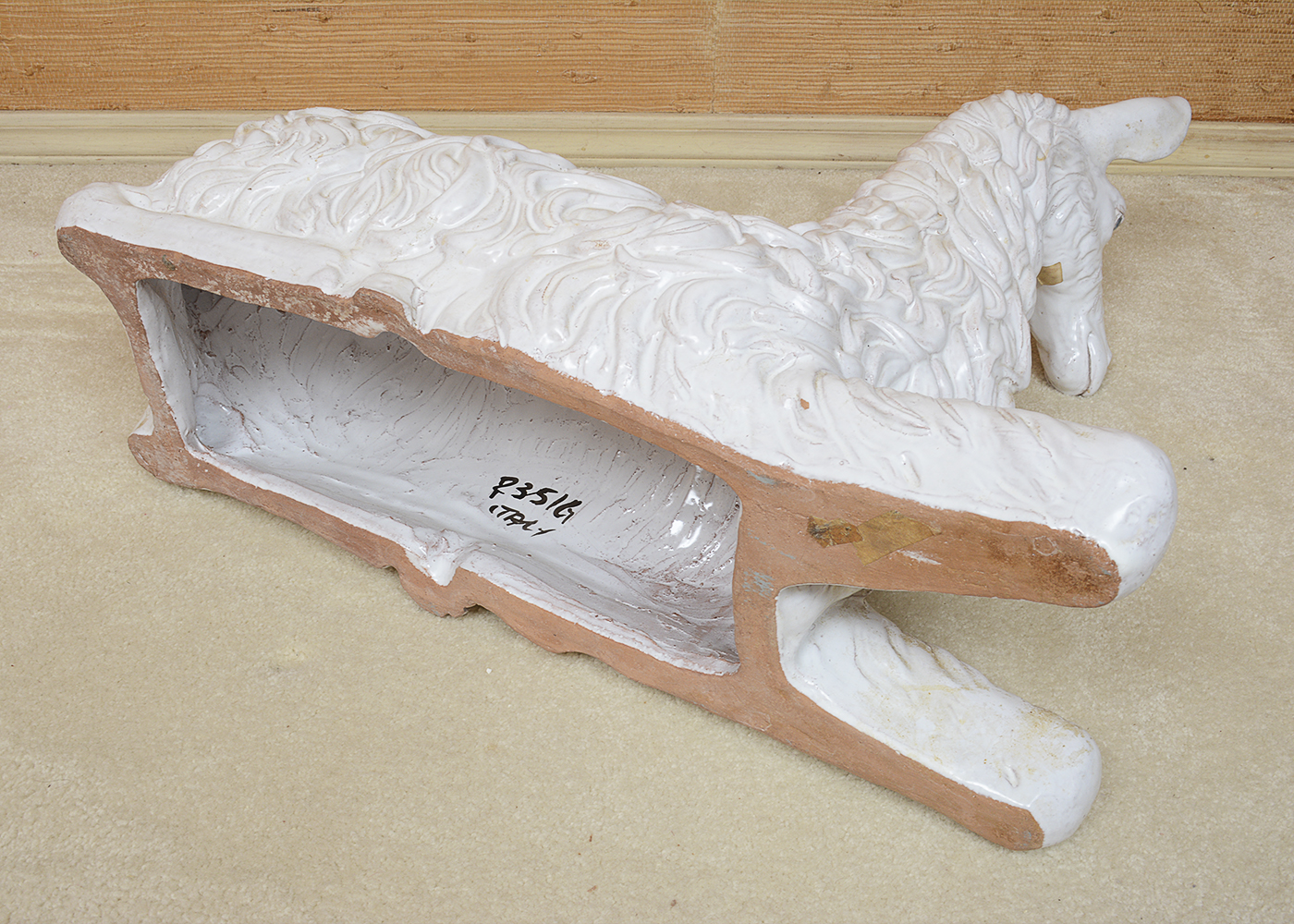 Substantial Italian Llama Ceramic Sculpture