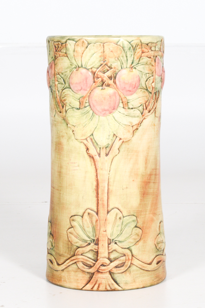 Weller Pottery "Baldin Apple" Umbrella Stand