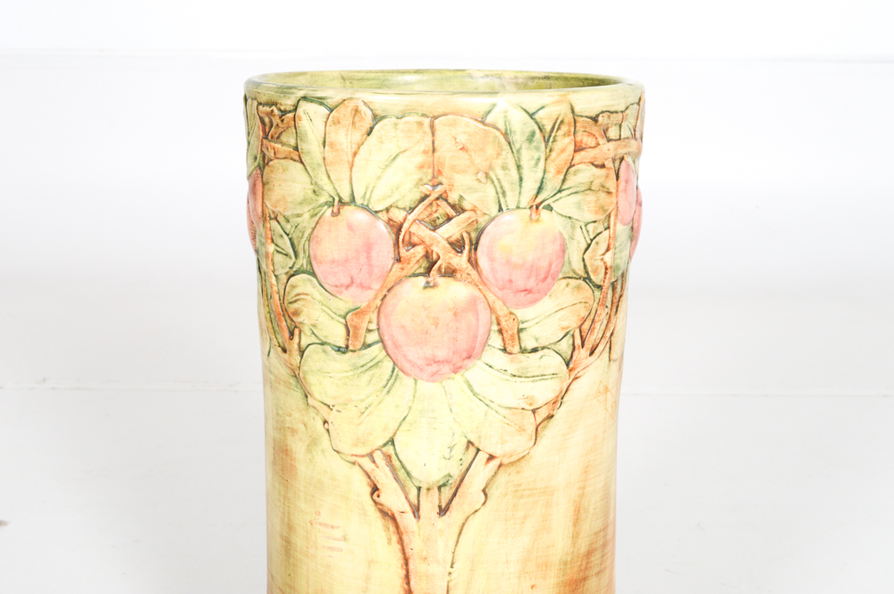 Weller Pottery "Baldin Apple" Umbrella Stand