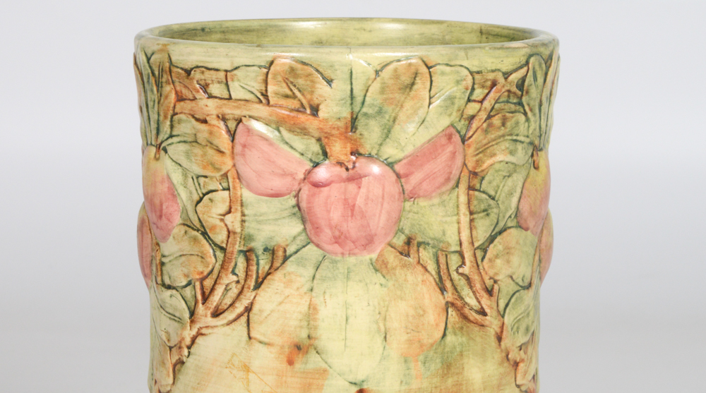 Weller Pottery "Baldin Apple" Umbrella Stand