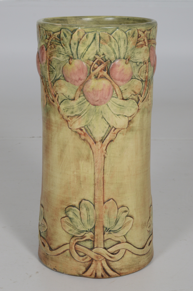 Weller Pottery "Baldin Apple" Umbrella Stand