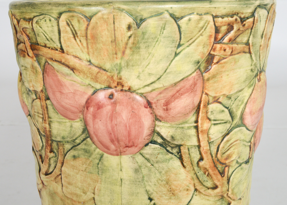 Weller Pottery "Baldin Apple" Umbrella Stand