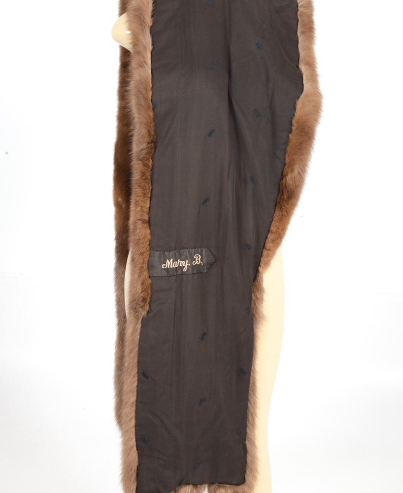 Vintage Russian Sable Fur Stole