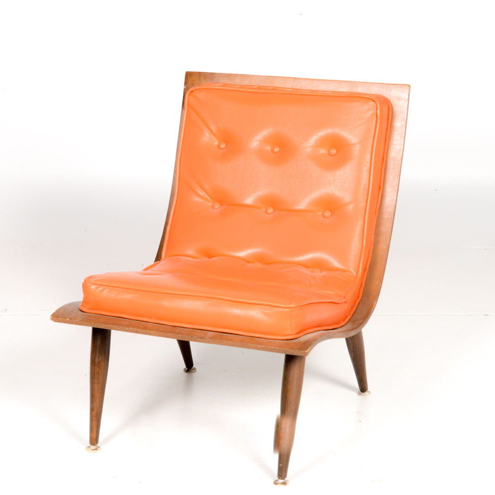 Mid Century Modern Bent Wood Chair