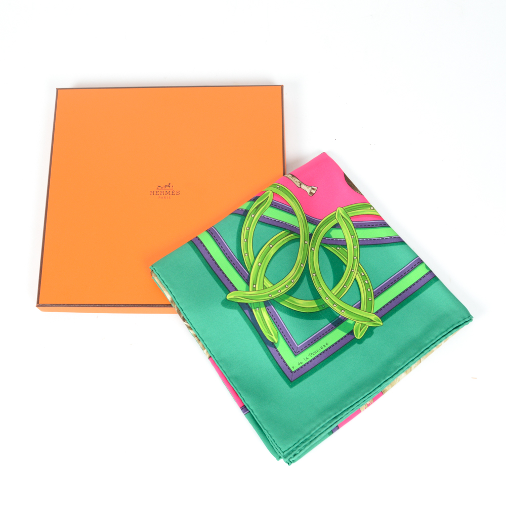 Hermès "La Ronde des Jockeys" Silk Scarf