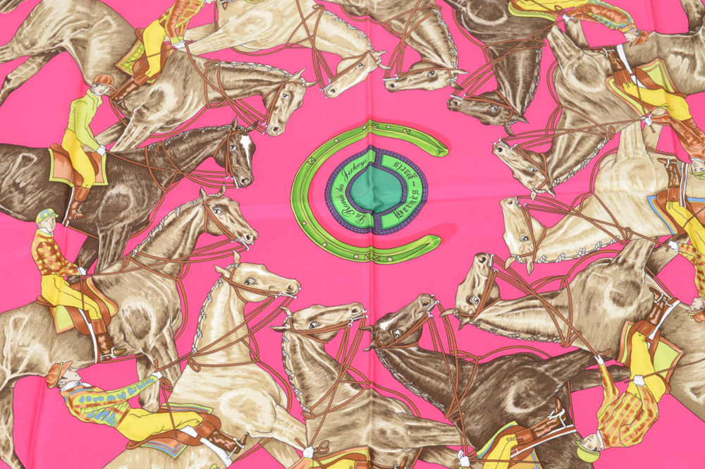Hermès "La Ronde des Jockeys" Silk Scarf