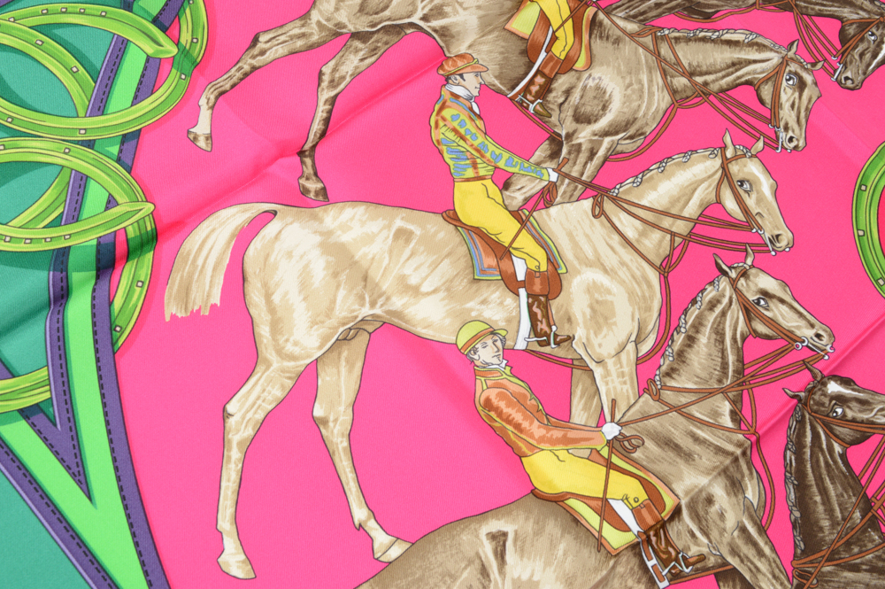Hermès "La Ronde des Jockeys" Silk Scarf