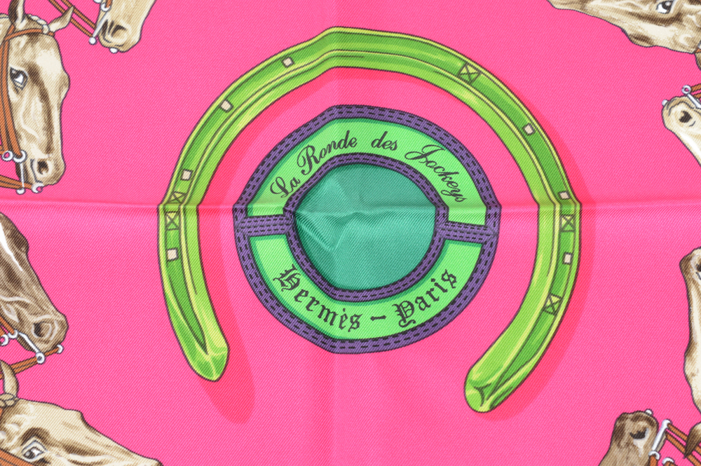 Hermès "La Ronde des Jockeys" Silk Scarf