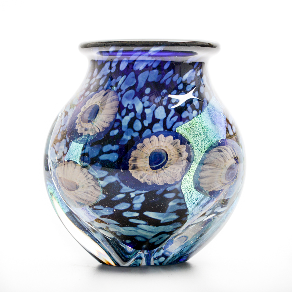 Robert Eickholt Hand-Blown Glass Vessel