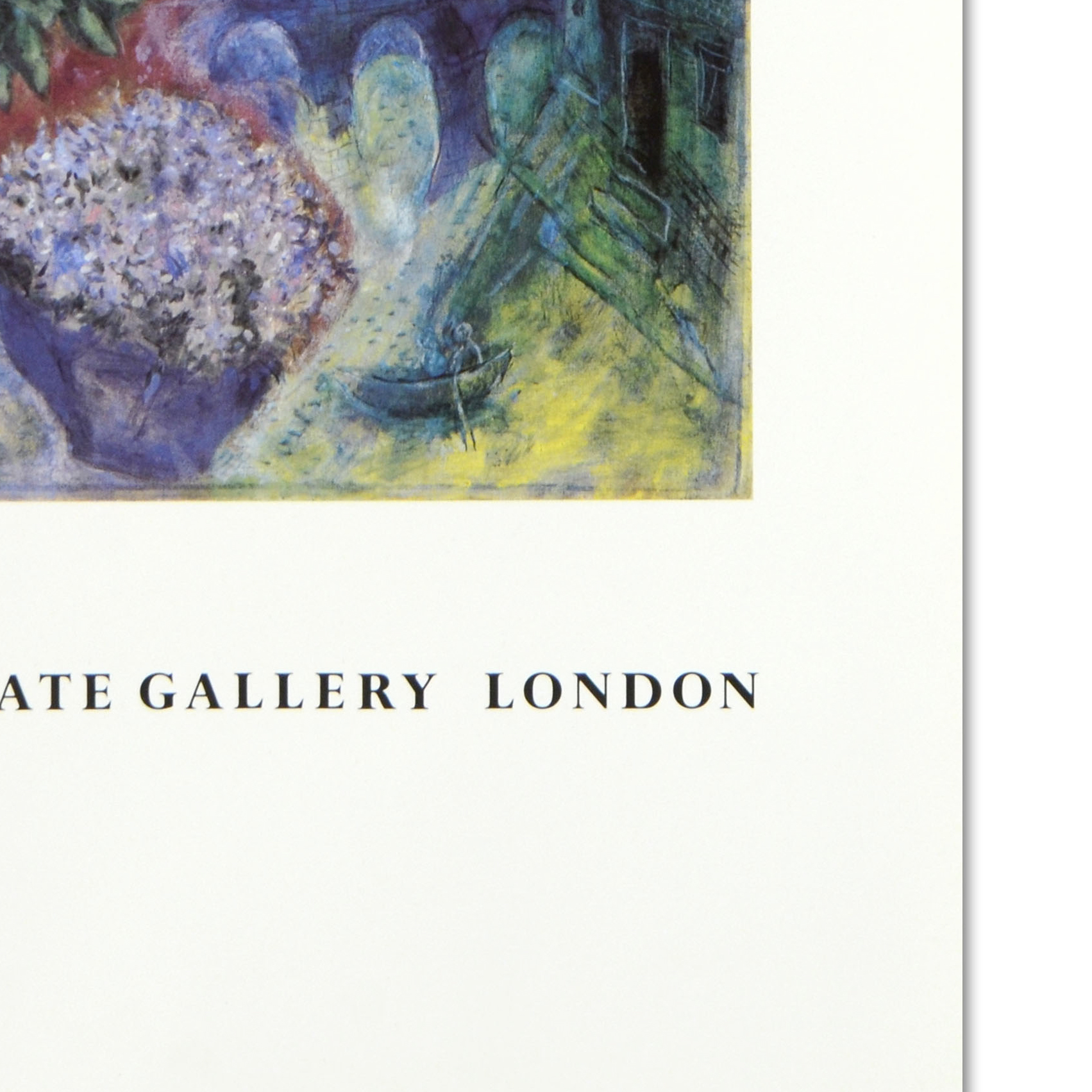 After Marc Chagall Reproduction Print "Bouquet with Flying Lover"