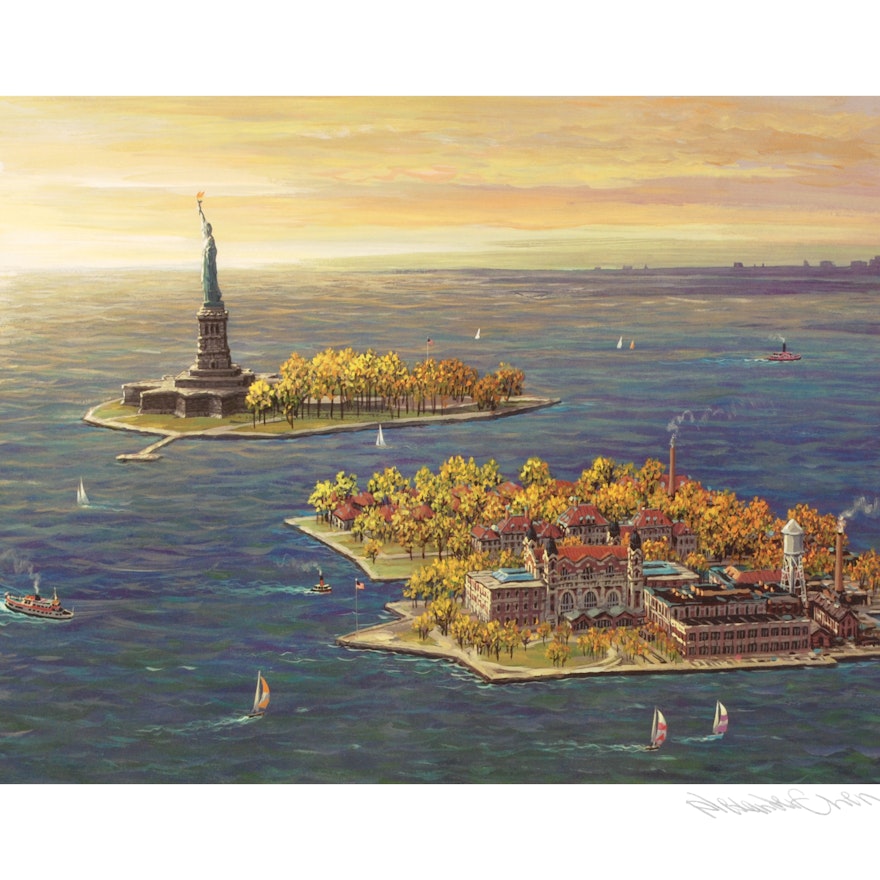 "Ellis Island - Fall" Limited Edition by Alexander Chen