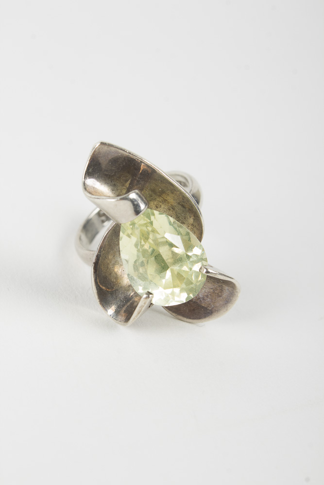 Collection of Sterling Jewelry Including Amber, Turquoise, and Lapis