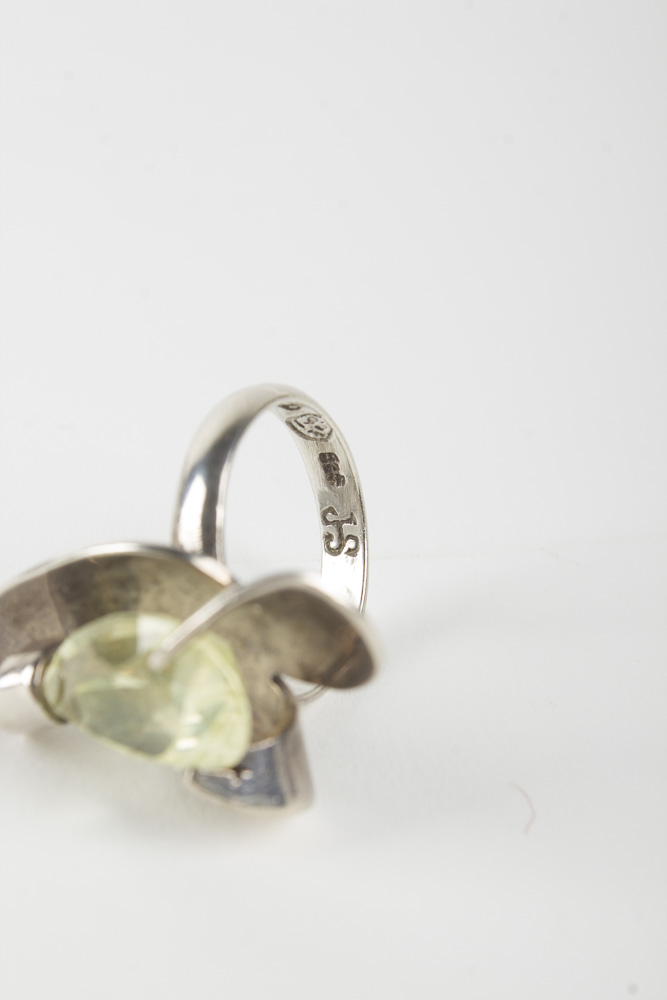 Collection of Sterling Jewelry Including Amber, Turquoise, and Lapis