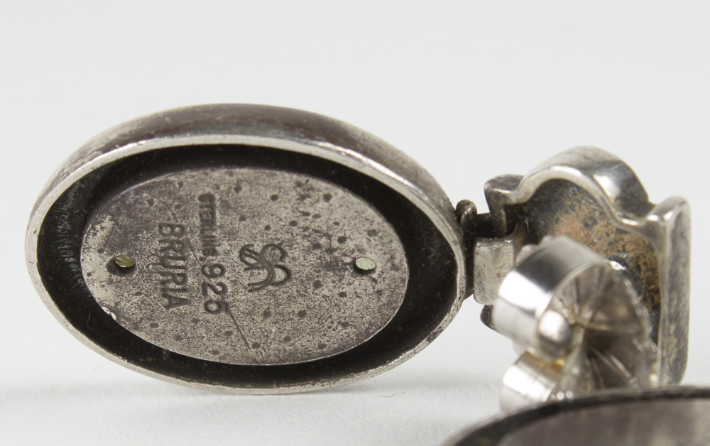 Collection of Sterling Jewelry Including Amber, Turquoise, and Lapis