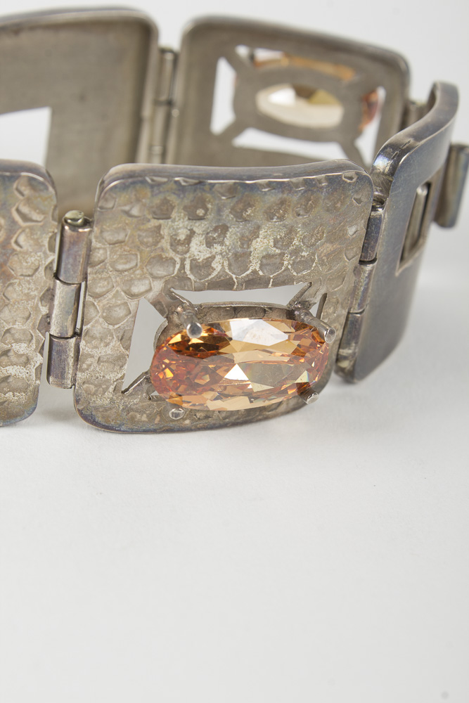 Collection of Sterling Jewelry Including Amber, Turquoise, and Lapis