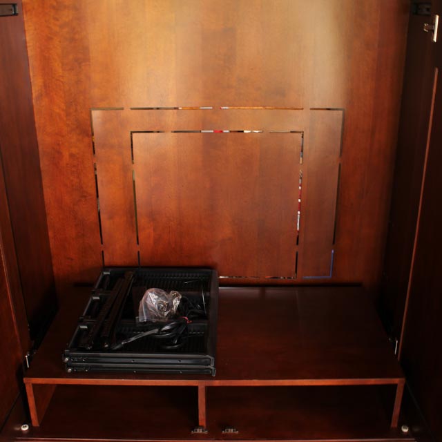 Heckman Large Cherry Finish Armoire