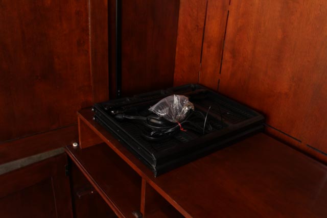 Heckman Large Cherry Finish Armoire