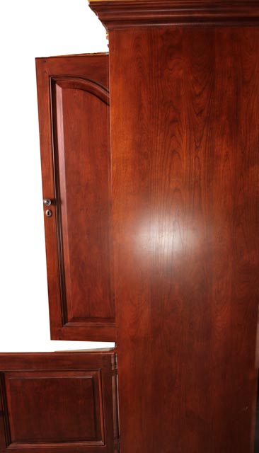 Heckman Large Cherry Finish Armoire