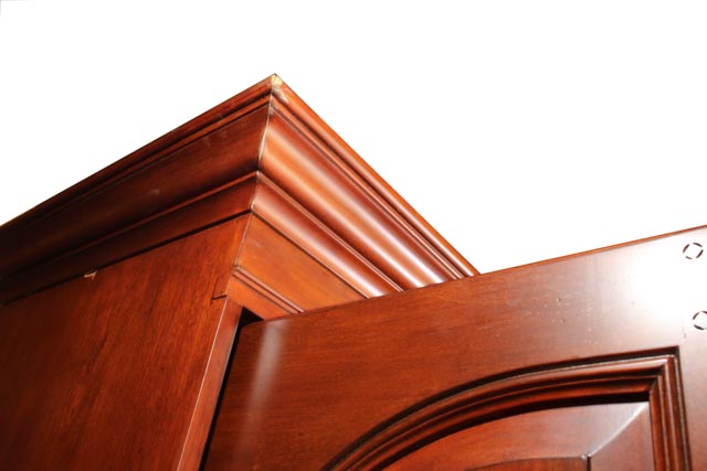 Heckman Large Cherry Finish Armoire