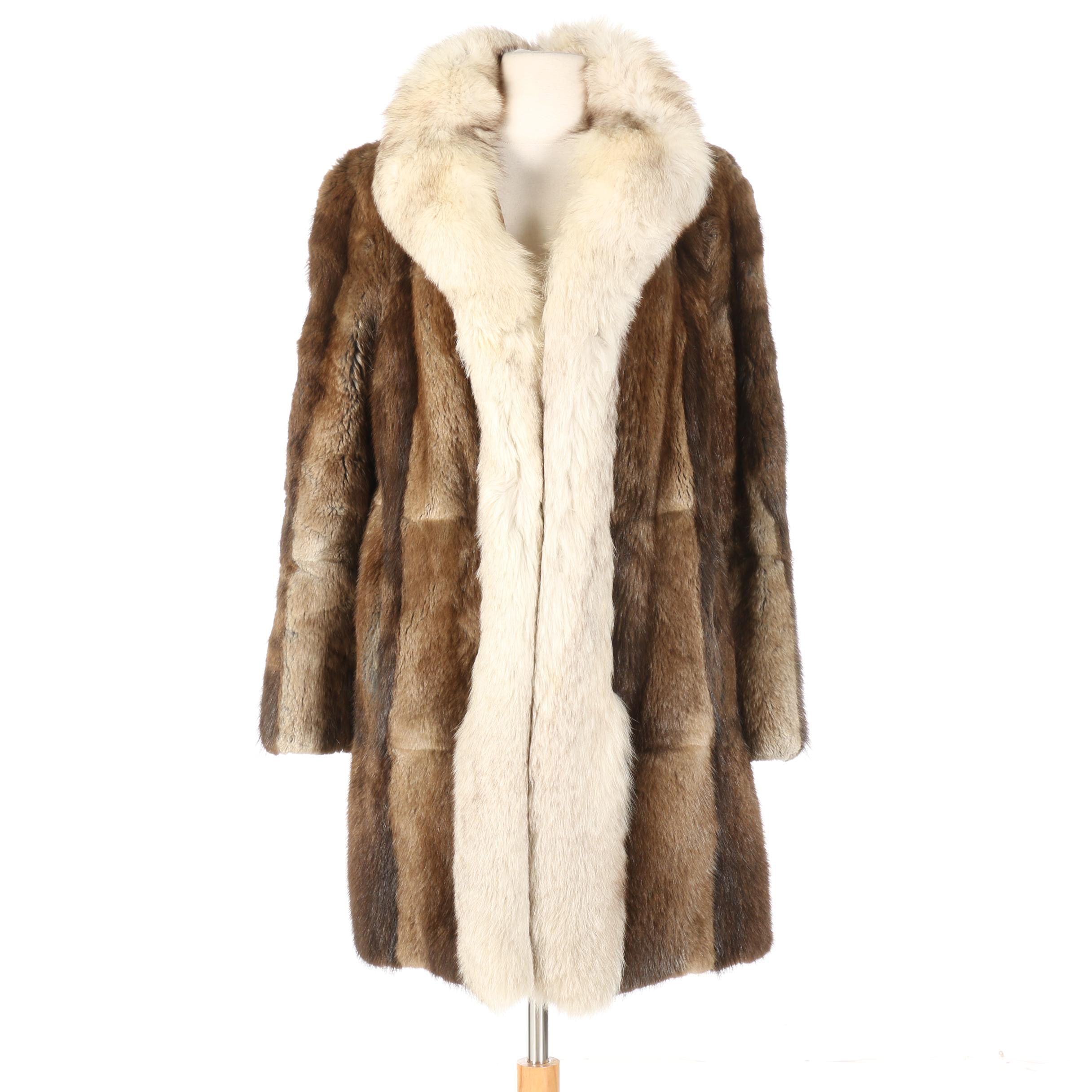 Furs by Lister Muskrat and Fox Fur Coat