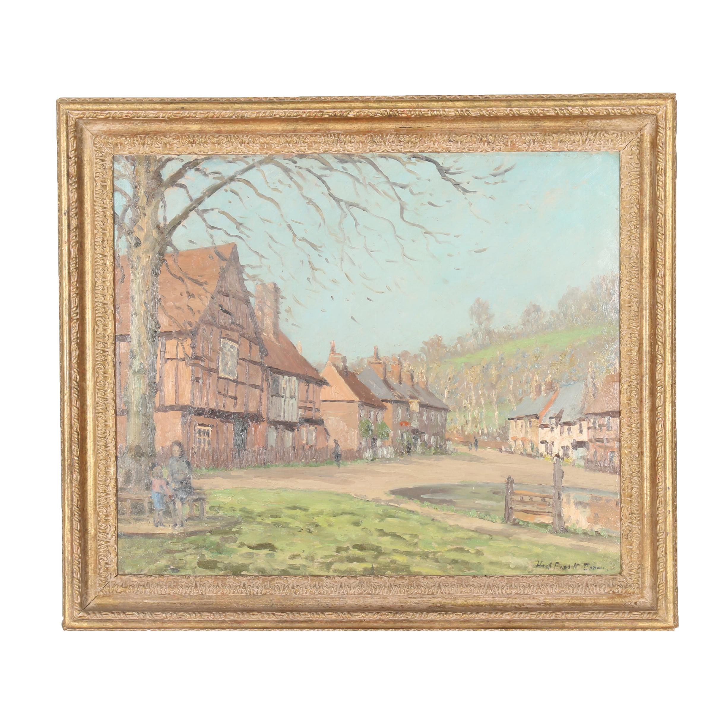 Hugh Boycott-Brown Oil Painting of "Spring Afternoon"