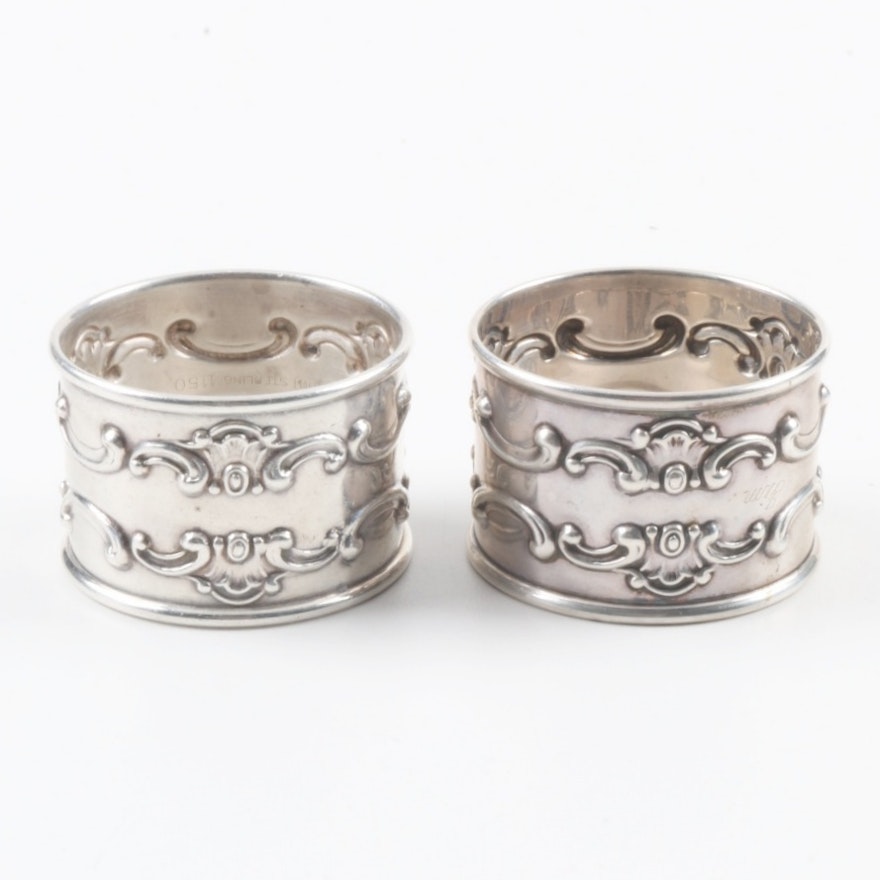 Vintage Gorham Sterling Silver Napkin Rings