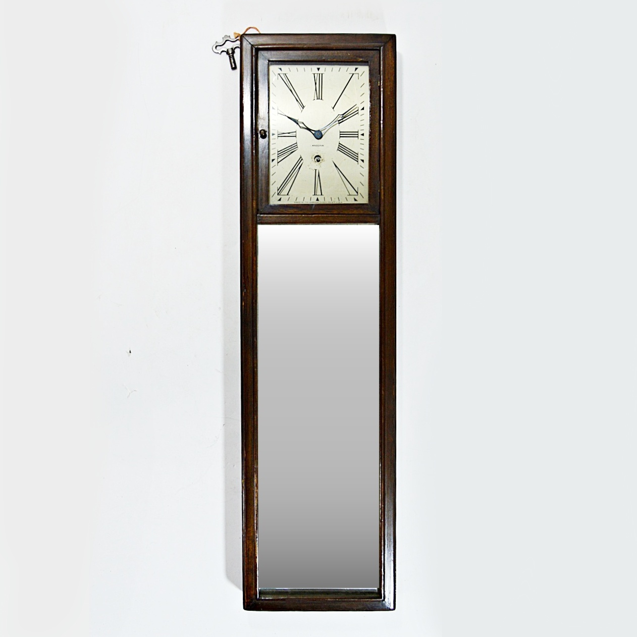 Art Deco Ansonia Waltham Wall Mirror Clock