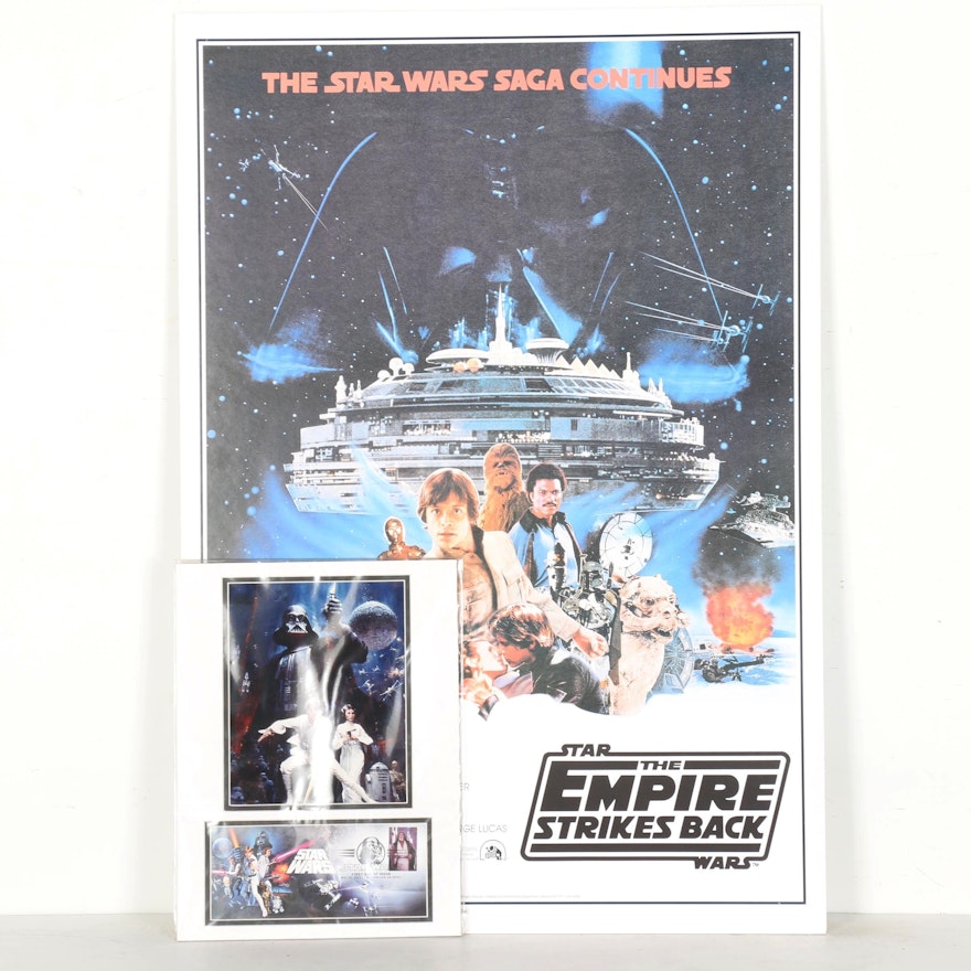 "Star Wars" Prints and Collectible Stamp